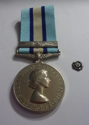 Named Royal Observer Corps Medal With Clasp, Rosette And Box