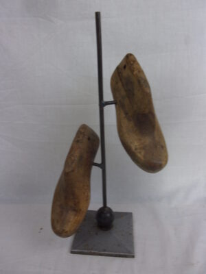 Antique Cobblers Shoe Inserts Sculpture