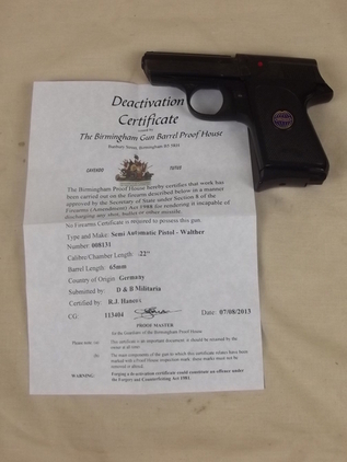 1968 Deactivated Walther TP Cal 6.35 mm - Image 15