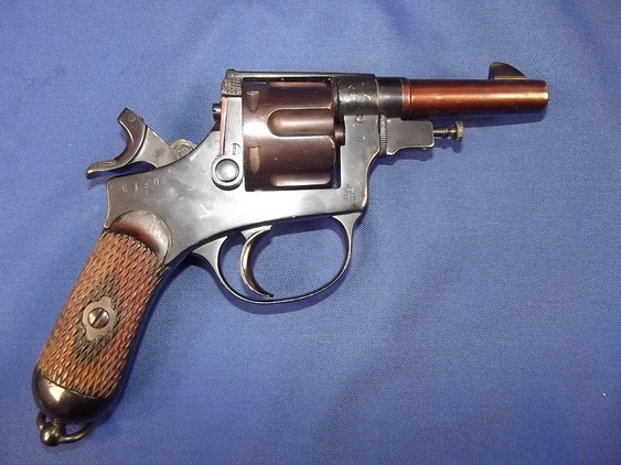 A 1922 Dated Italian Castelli Model 1899 Revolver of 10.4mm Calibre