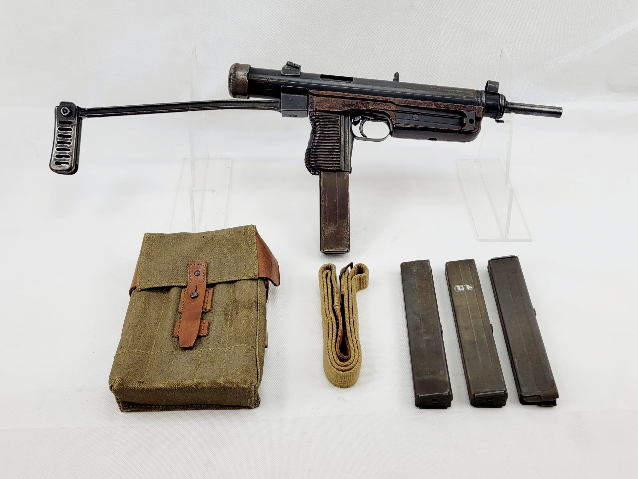 A 1952 Czechoslovakian 7.62mm CZ 25 (VZ 48b) Submachine Gun - Deactivated