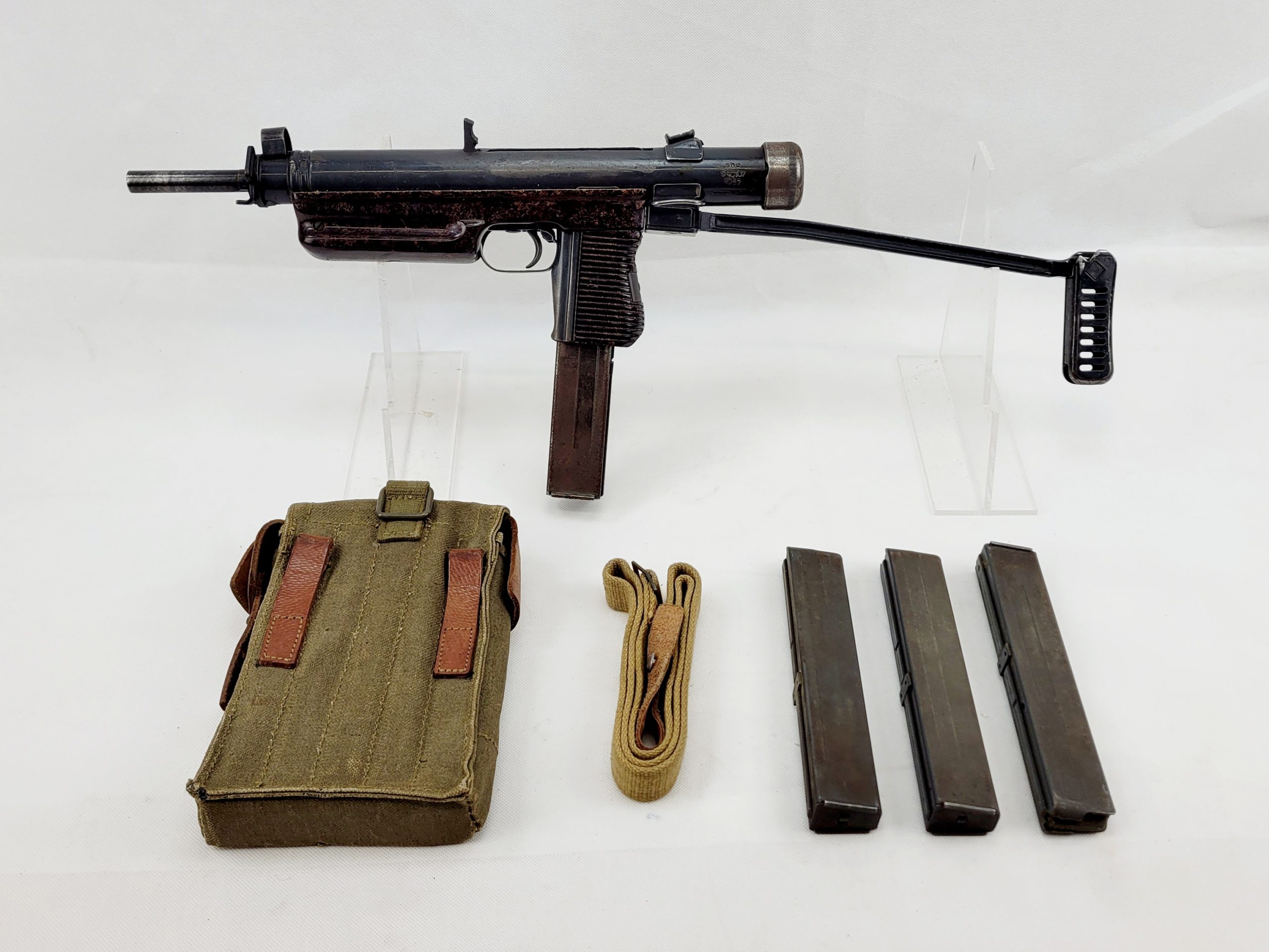 A 1952 Czechoslovakian 7.62mm CZ 25 (VZ 48b) Submachine Gun - Deactivated - Image 2