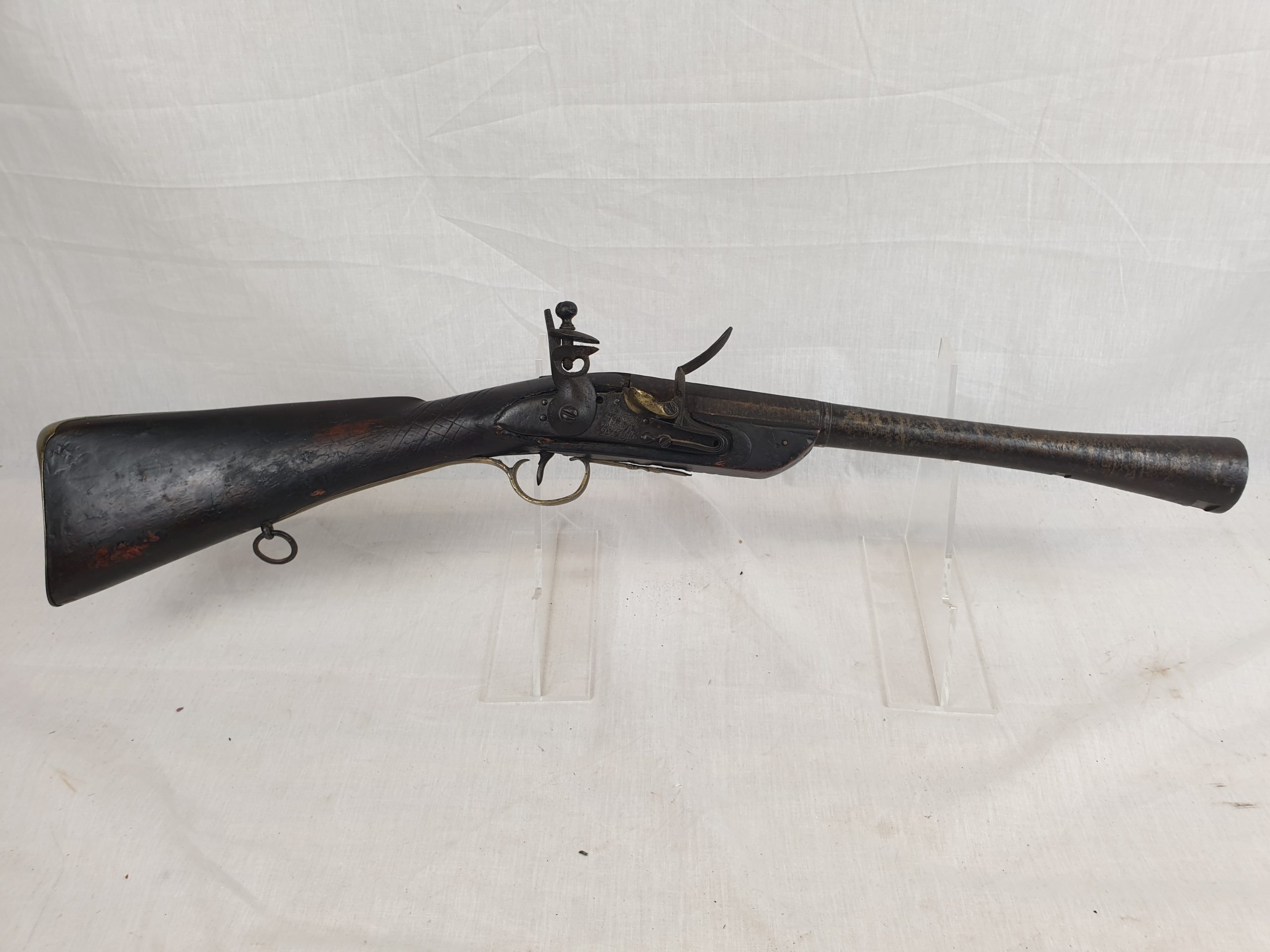 A Late 18th/Early 19th Century French Flintlock Blunderbuss