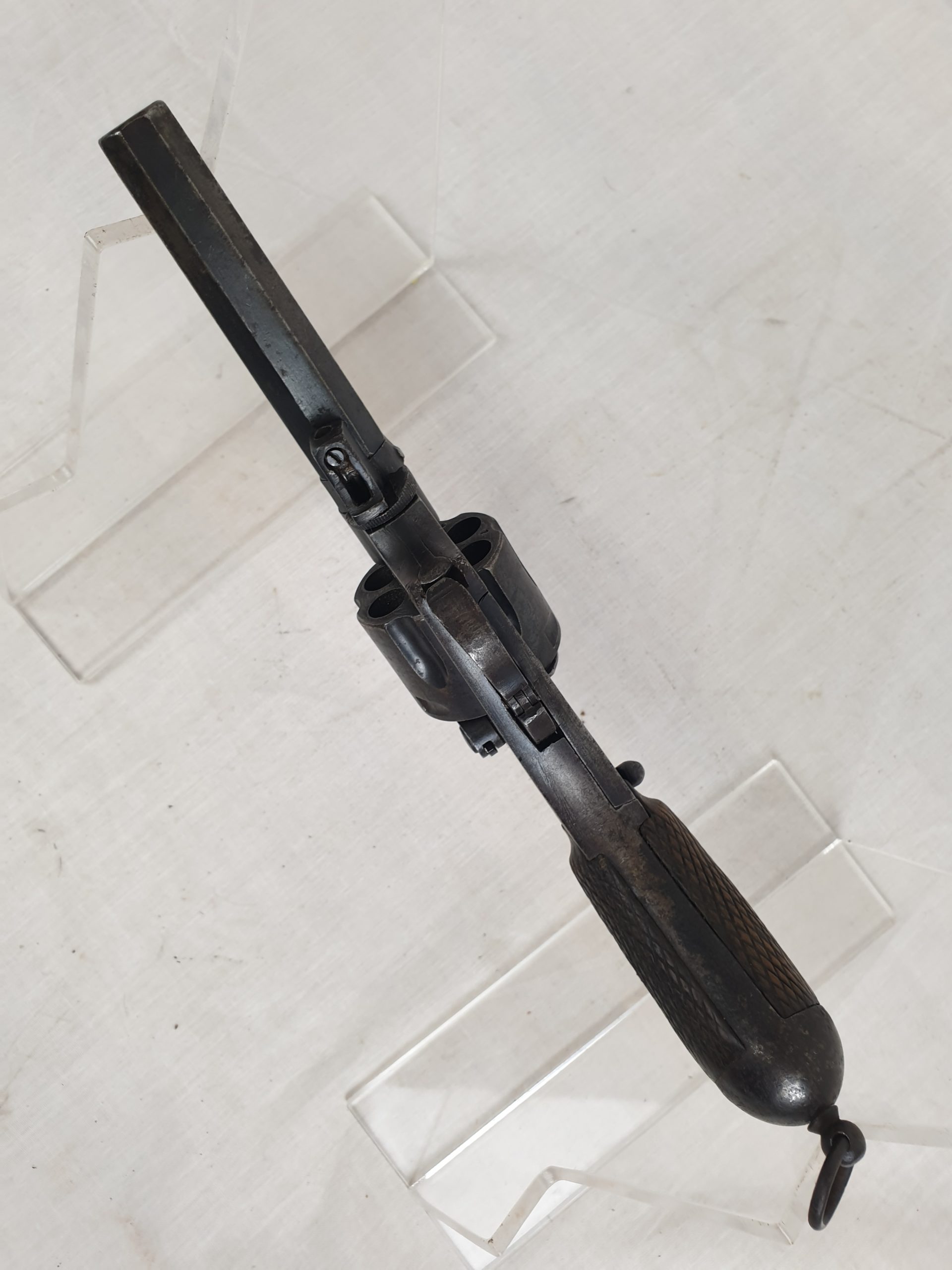 A WW1 Italian 1918 Dated Castelli 10.35mm Revolver with Folding Trigger & Octagonal Barrel - Image 11