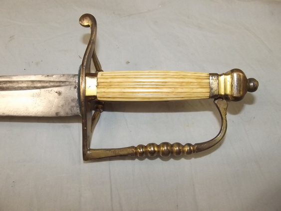 Circa 1790 British Royal Naval 5 ball Hanger Sword - Image 2