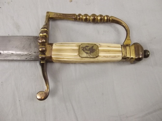 Circa 1790 British Royal Naval 5 ball Hanger Sword - Image 20