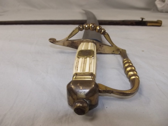 Circa 1790 British Royal Naval 5 ball Hanger Sword - Image 5