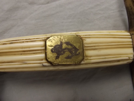 Circa 1790 British Royal Naval 5 ball Hanger Sword - Image 6