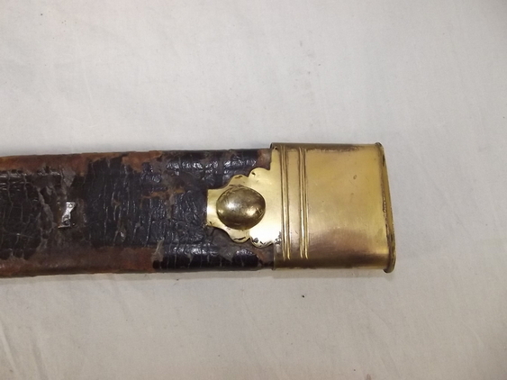 Circa 1790 British Royal Naval 5 ball Hanger Sword - Image 8