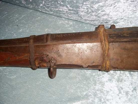 Early 19th Century Indian fortress Matchlock Musket - Image 3