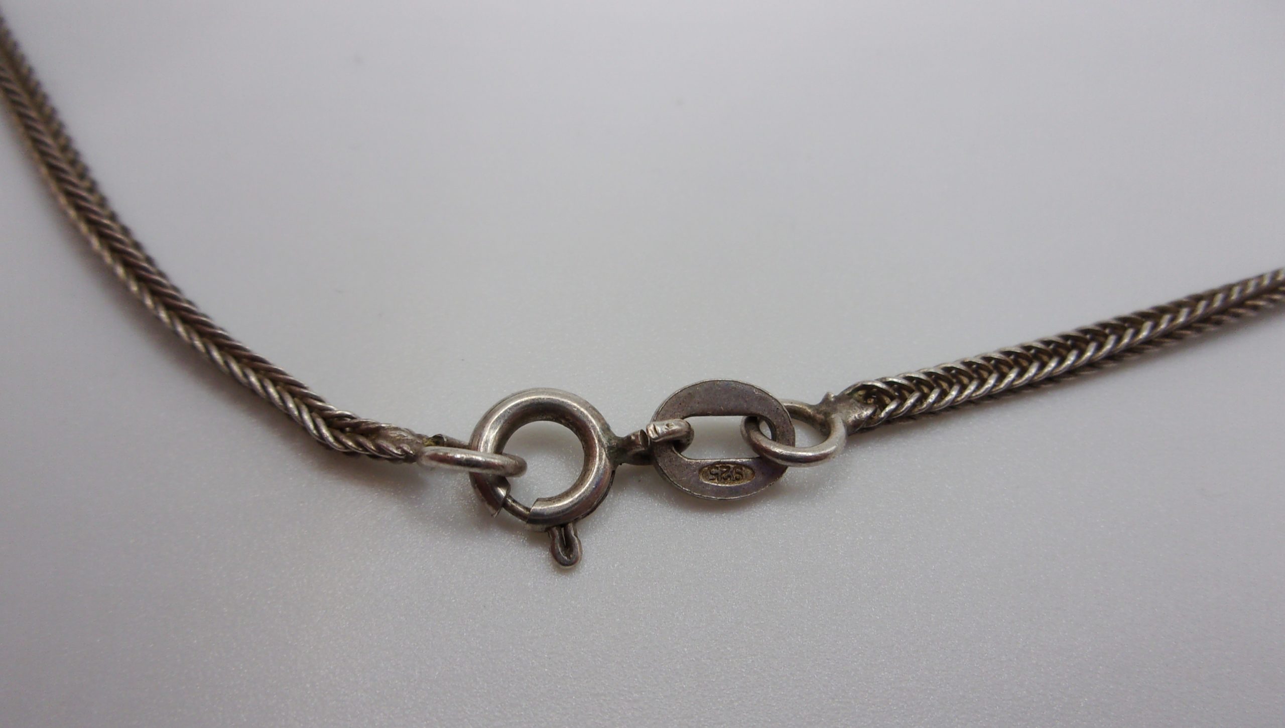 1973 Sterling Silver Locket Pendant Necklace 22 Inches - Image 8