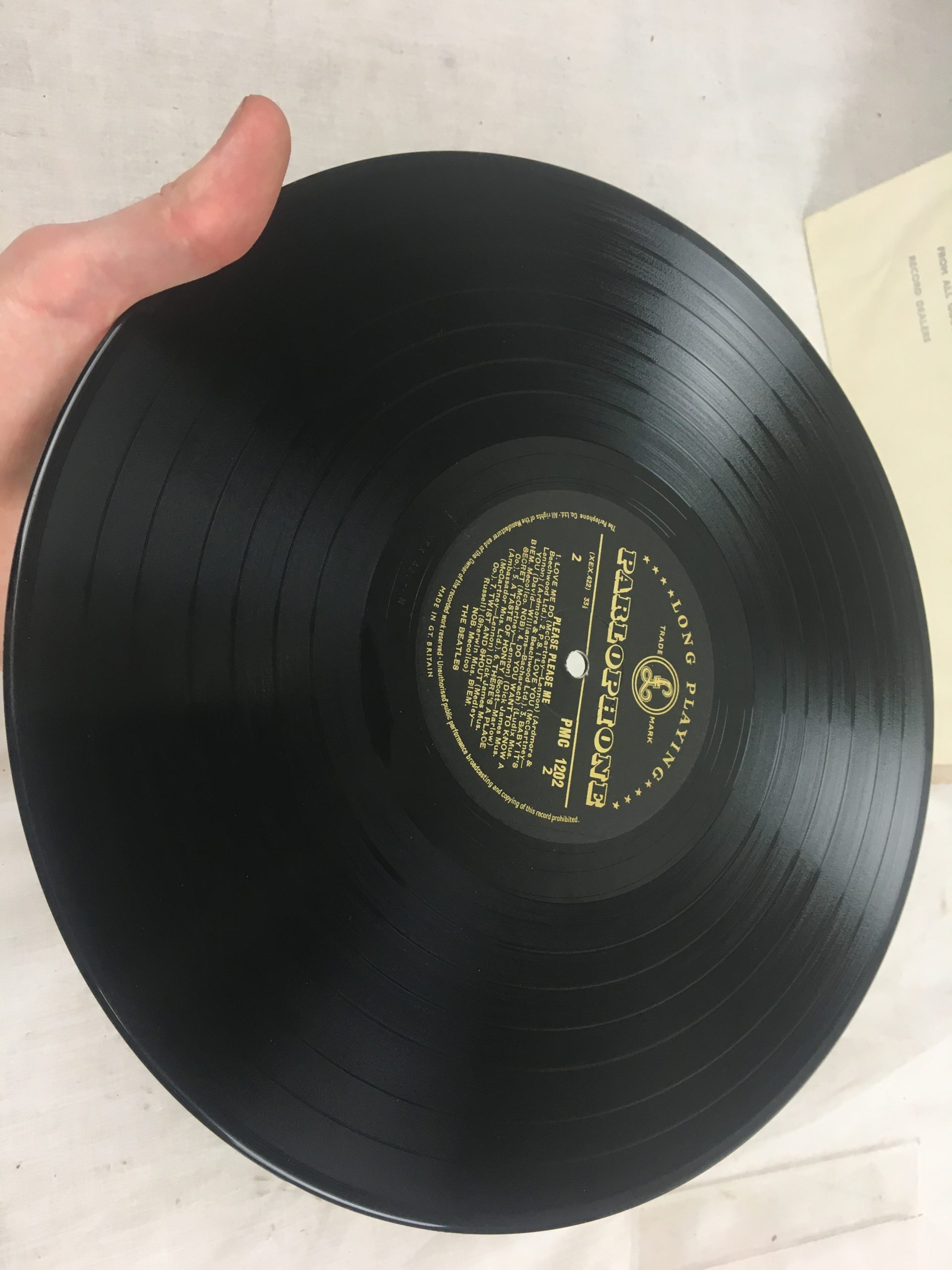 The Beatles Please Please Me Vinyl LP Mono Gold/Black Label with Dick James Credits - Image 10