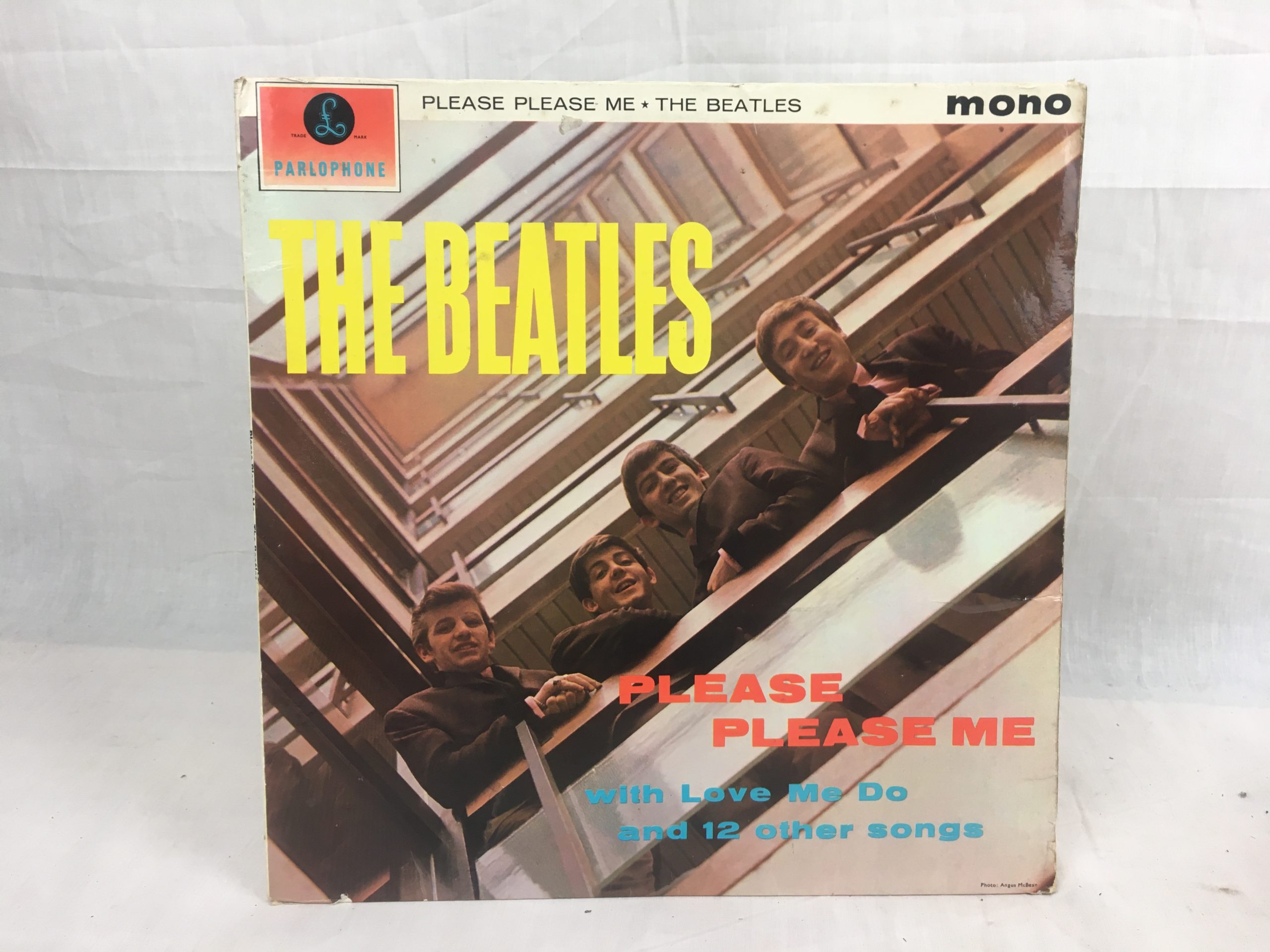 The Beatles Please Please Me Vinyl LP Mono Gold/Black Label with Dick James Credits - Image 2