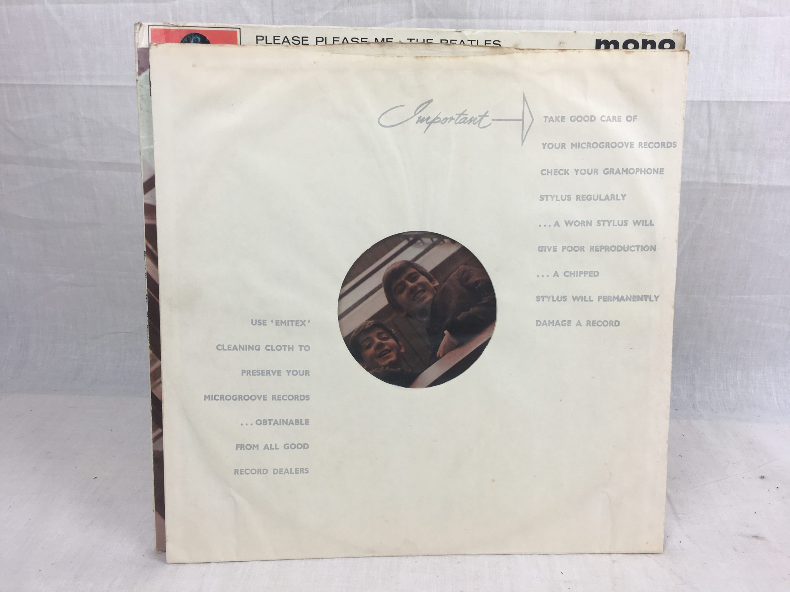 The Beatles Please Please Me Vinyl LP Mono Gold/Black Label with Dick James Credits - Image 5