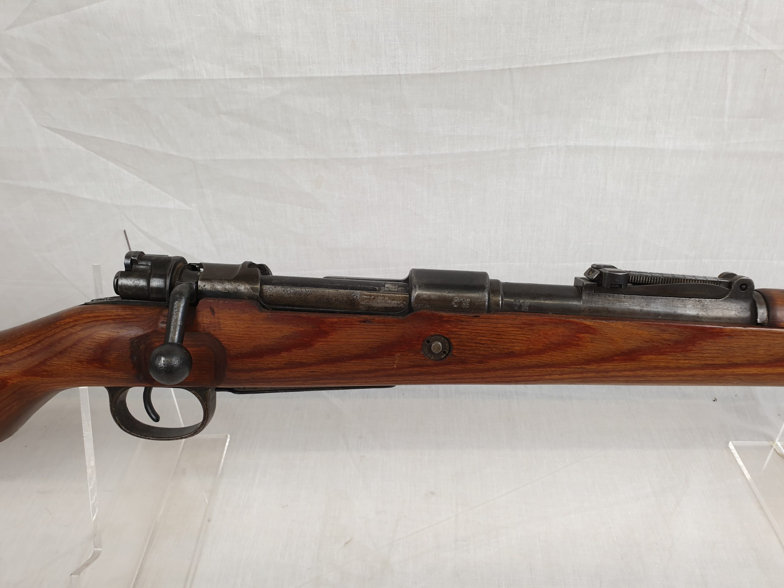 Late WW2 German Mauser K98 Bolt Action Rifle Deactivated - Image 5