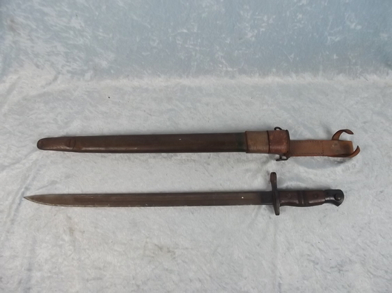 WW1 American Remington Model 1917 Bayonet And Scabbard