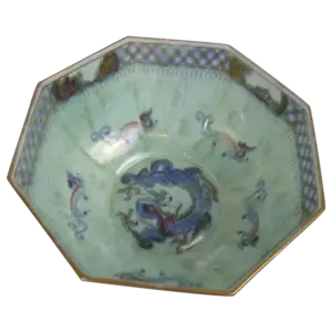 Wedgwood Fairyland Lustre Celestial Dragons Octagonal Bowl