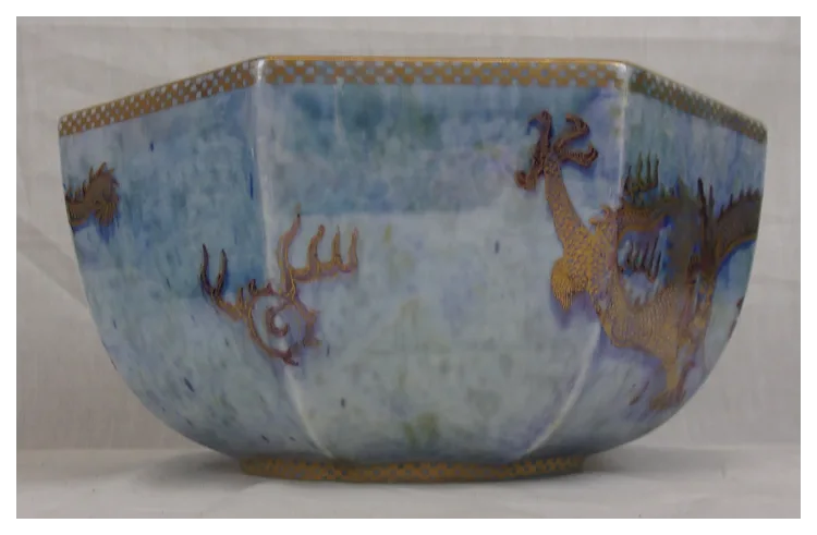 Wedgwood Fairyland Lustre Celestial Dragons Octagonal Bowl - Image 2