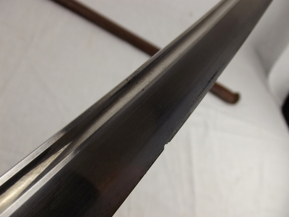16th Century Family Blade (Katana) Three Holes In Tang & Fullered - Image 9