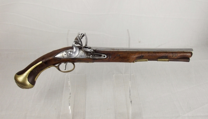 1740s British Dragoon Flintlock Pistol