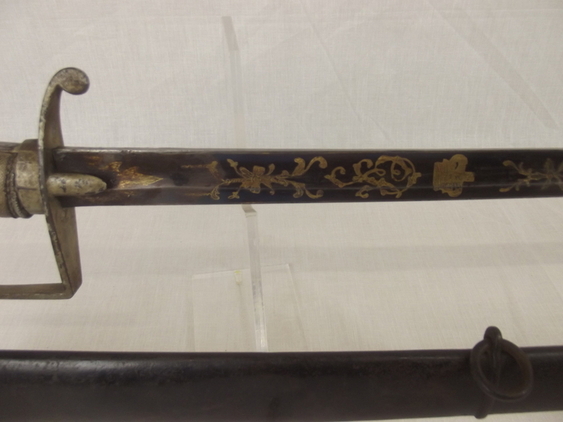 1788 Pattern Blue & Gilt Spadroon Sword And Scabbard By Osborn - Image 13