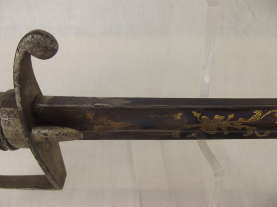 1788 Pattern Blue & Gilt Spadroon Sword And Scabbard By Osborn - Image 14