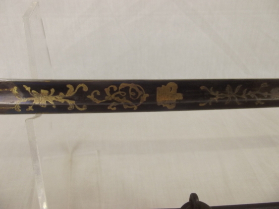 1788 Pattern Blue & Gilt Spadroon Sword And Scabbard By Osborn - Image 15