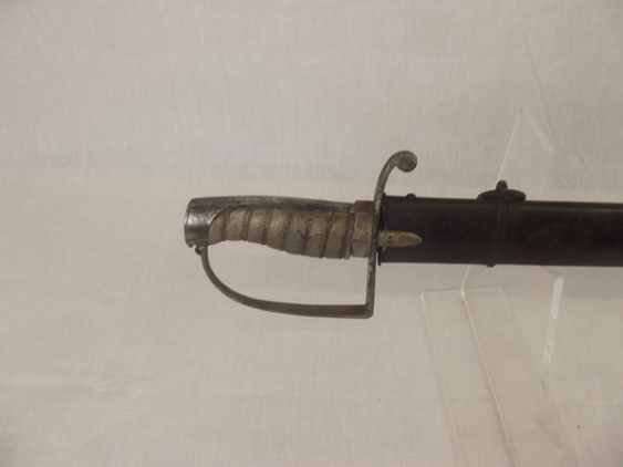 1788 Pattern Blue & Gilt Spadroon Sword And Scabbard By Osborn - Image 3