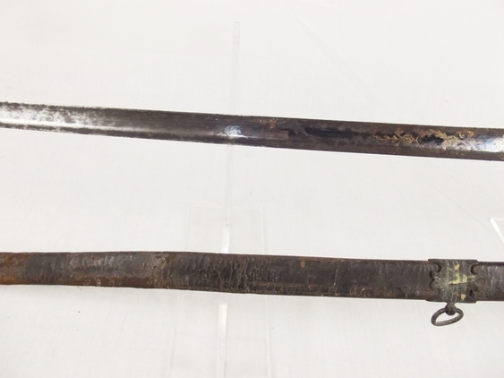 1796 Infantry Officers Blue & Gilt Spadroon and Scabbard - Image 10