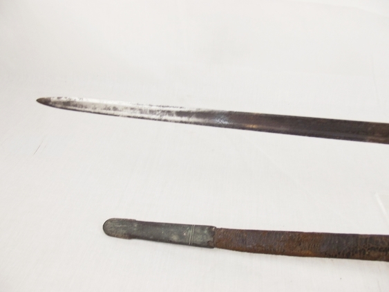 1796 Infantry Officers Blue & Gilt Spadroon and Scabbard - Image 11