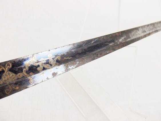 1796 Infantry Officers Blue & Gilt Spadroon and Scabbard - Image 15