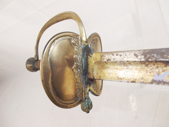 1796 Infantry Officers Blue & Gilt Spadroon and Scabbard - Image 22