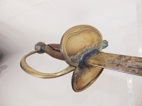 1796 Infantry Officers Blue & Gilt Spadroon and Scabbard - Image 23