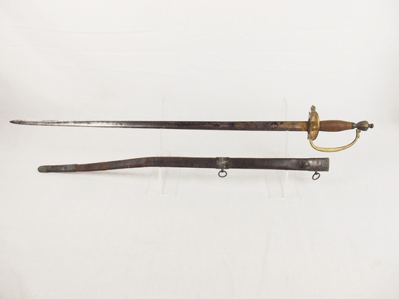 1796 Infantry Officers Blue & Gilt Spadroon and Scabbard