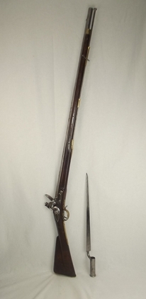 1798 Dated EIC India Pattern Brown Bess Musket And Bayonet