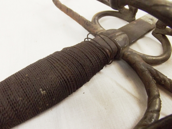 Victorian Remake of a 17th Century Rapier and Leather Scabbard Swords - Image 12
