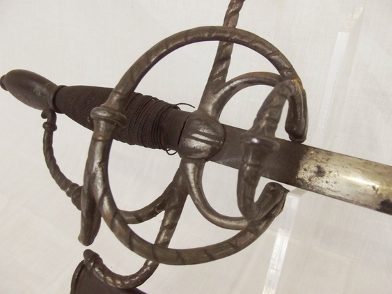 Victorian Remake of a 17th Century Rapier and Leather Scabbard Swords - Image 3