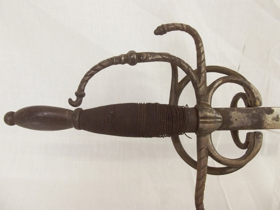 Victorian Remake of a 17th Century Rapier and Leather Scabbard Swords - Image 8