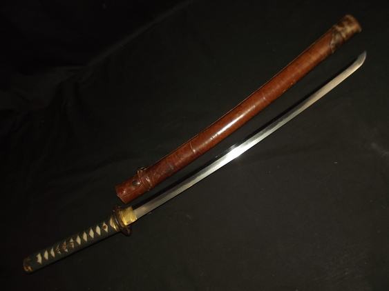 17th Century Shinto Japanese Katana Sword and Scabbard