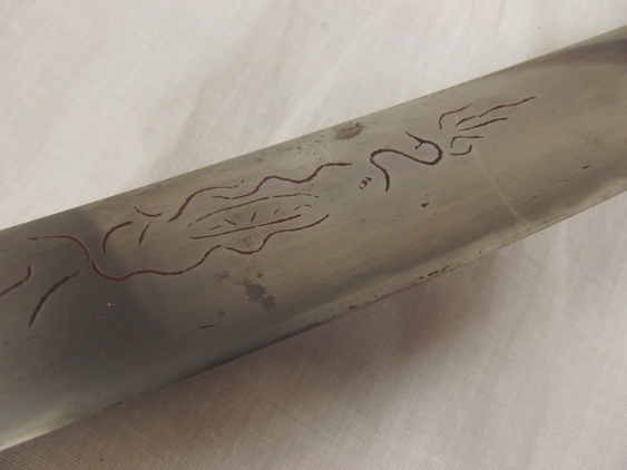 17th Century Shirasaya Tanto Signed Michisada - Image 7