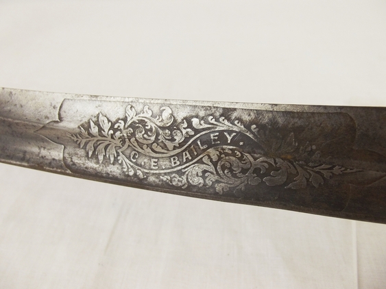 1856 Pattern Named Presentation Scottish Dancing Yataghan Bayonet - Image 11