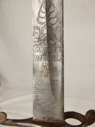 1856 Pattern Named Presentation Scottish Dancing Yataghan Bayonet - Image 4