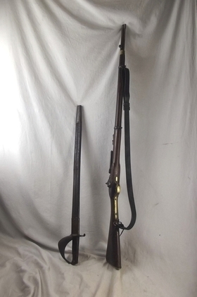 1858 Pattern Naval Snider Enfield Rifle With Circa 1860 Naval Bayonet