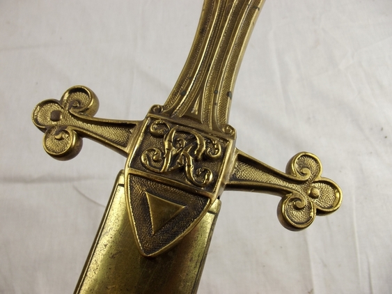 1870 Dated Victorian Bandsman’s Sword With Round Pommel - Image 3