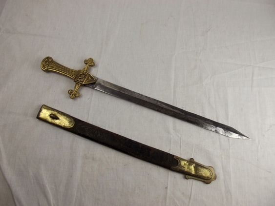 1870 Dated Victorian Bandsman’s Sword With Round Pommel