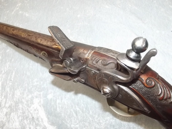 18th Century Fine Quality Persian Flintlock Pistol - Image 12