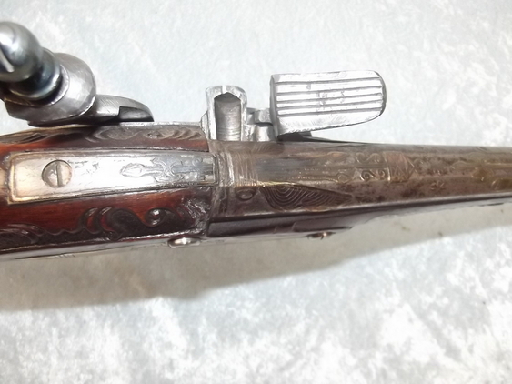 18th Century Fine Quality Persian Flintlock Pistol - Image 14