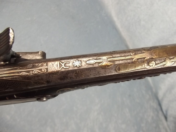18th Century Fine Quality Persian Flintlock Pistol - Image 15