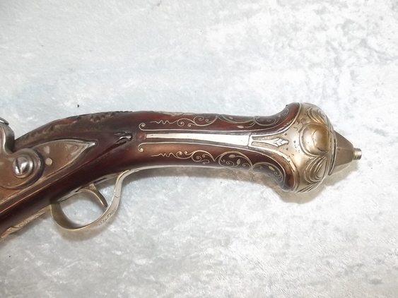 18th Century Fine Quality Persian Flintlock Pistol - Image 4