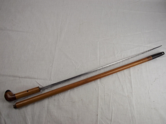 18th century Exotic Nut Handle swordstick - Image 4